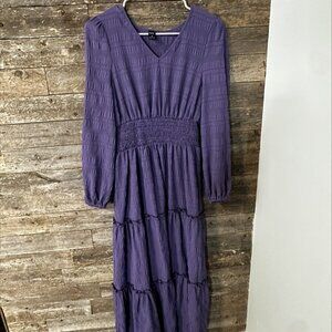 Medium Emery Rose Long Sleeve Purple Dress